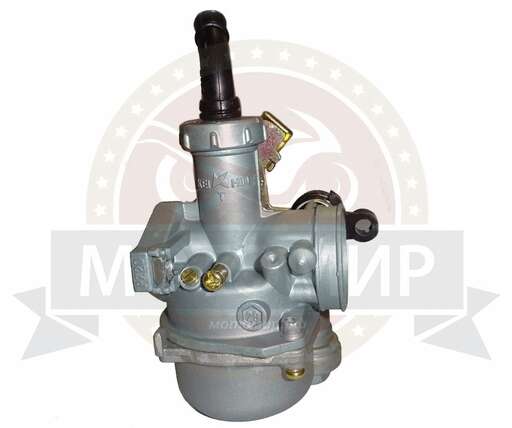 Изображение для Карбюратор PZ20 Альфа 110 см3 (с бензокраном) флажок под трос со стороны крана (справа) d20мм D32мм