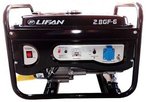 Изображение для Генератор Lifan 2.8 GF-6 (LF3000) (3 кВт)