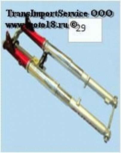 Изображение для Вилка телескопическая передняя  Альфа в сборе (перо 27 мм) ось 10мм