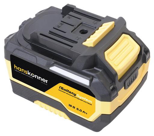 Изображение для HBP2006 аккумулятор Hanskonner 18 В, 1BatterySystem, 6.0 Ач