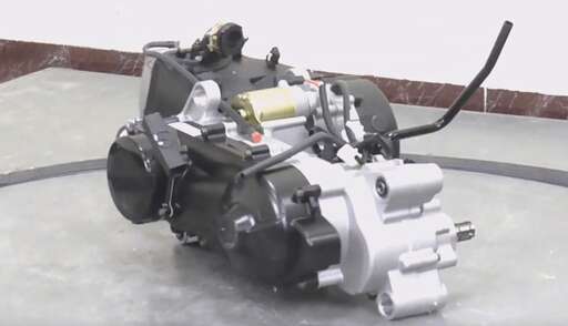 Изображение для Двигатель 4т. 150 см3 157QMJ (GY6-150) Dingo150 моноблок с редуктором в сборе и масл. охлажд.