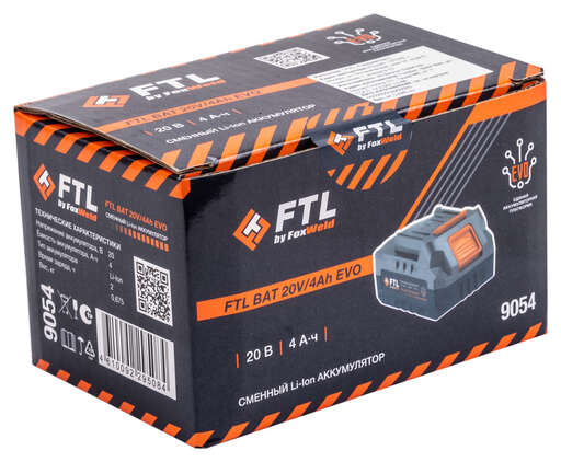 Изображение для Сменный Li-Ion АКБ FTL BAT 20V/4Ah EVO