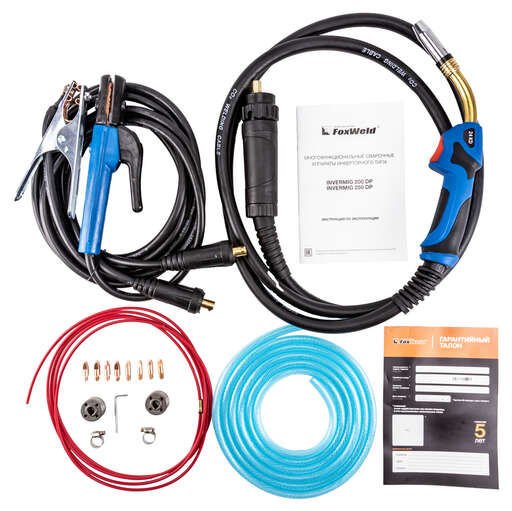 Изображение для Сварочный полуавтомат Foxweld INVERMIG 250 DP (MIG-MAG/TIG LIFT/ MMA, 220В)