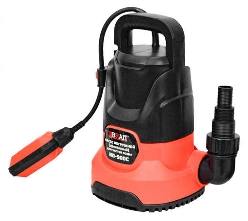 Изображение для Насос дренажный погружной Brait ND-900C ( 0.9 кВт, чистая вода)