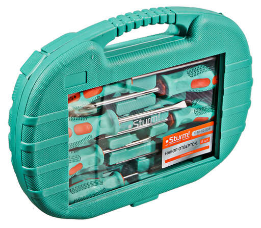 Изображение для Набор отверток 8 предметов, CrV Sturm!