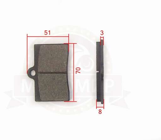 Изображение для Колодки тормозные дисковые перед. FALCON SPEEDFIRE 250см3 (RF20918), Cobra Crossfire С.О.