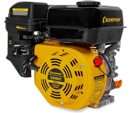 Изображение для Двигатель с горизонтальным валом CHAMPION G210HT (7 лс, 19 мм, резьба 3/4", 61,5 мм, для мотопомпы)