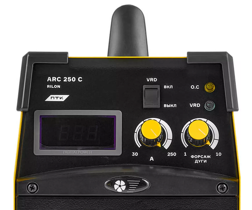 Изображение для Сварочный инверторный аппарат ПТК RILON ARC 250 C (НАКС)
