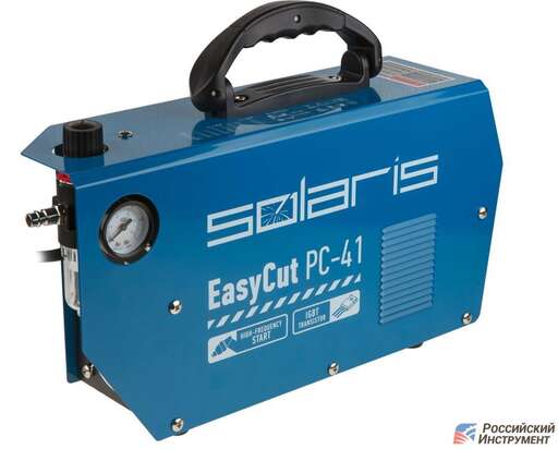 Изображение для Аппарат воздушно-плазменной резки Solaris EasyCut PC-41 (4.2 кВт, 1-12 мм, контактный поджиг)
