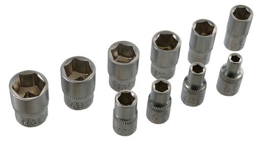 Изображение для Набор головок торцевых с аксессуарами, 12 пр., 1/4" Sturm!