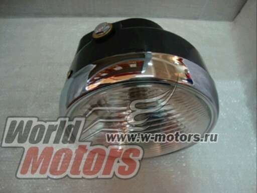 Изображение для Фара Alpha, Delta, Zodiak, ОВ-70 круглая в сборе (Черная)