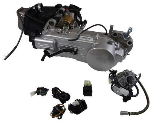 Изображение для Двигатель скутер 4х такт. GY6-150 157QMJ 150 см3 19 шл.