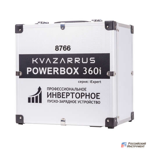 Изображение для Пуско-зарядное устройство Foxweld KVAZARRUS PowerBox 360I (таймер, алюминиевый кейс)