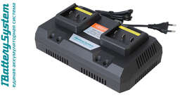 Изображение для SBC1822 зарядное устройство Sturm! 1BatterySystem 18 В, 2 x 4 А для двух батарей