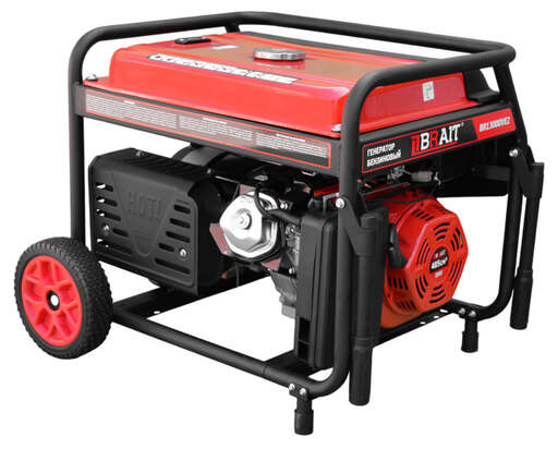 Изображение для Генератор бензиновый Brait BR13000VE2 (максимальная мощность при 380В — 9,5 кВт, максимальная мощность при 220В — 8,55 кВт)