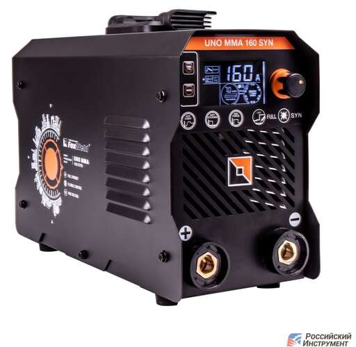 Изображение для Сварочный инверторный аппарат Foxweld UNO MMA 160 SYN (MMA/TIG LIFT, синергетическое управление)