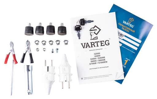 Изображение для Бензиновый генератор VARTEG G3500E (3.5 кВт, электростартер)