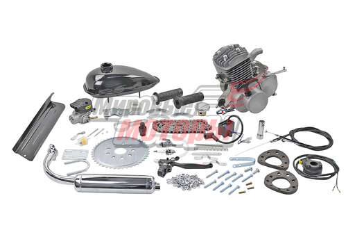 Изображение для Двигатель Веломотор F80 (КОМПЛЕКТ для установки) С РУЧНЫМ СТАРТЕРОМ