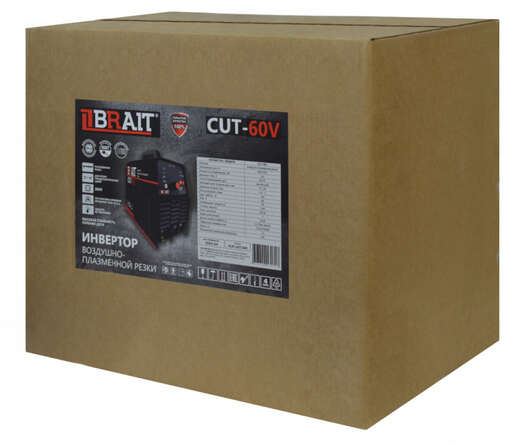 Изображение для Инвертор для воздушно-плазменной резки Brait CUT-60V (9.2 кВт, трехфазный)