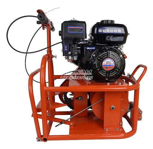 Изображение для Мотолебедка "Агат"  (6.5 лс, комплект навесного оборудования)