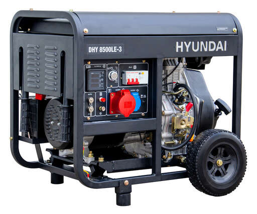 Изображение для Дизельный генератор Hyundai DHY 8500LE-3