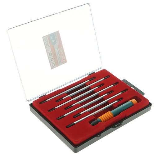 Изображение для Набор отверток для точной механики 8 шт, пластиковый кейс, CrV Sturm!