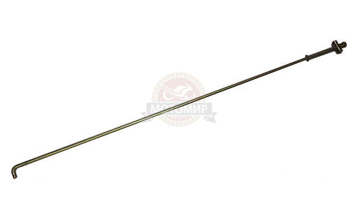 Изображение для Тяга заднего тормоза Аякс 300/350 задняя в сборе с пружиной и гайкой (980мм)  (S-P59D250)