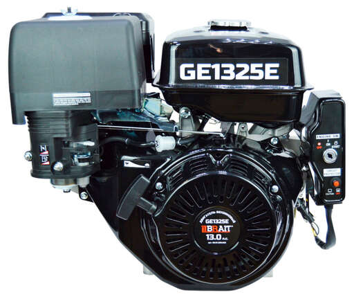 Изображение для Двигатель бензиновый GE1325E (13л.с;диаметр вала 25мм;ручной и электростартер;1-цилиндр;4-тактный;бак 6,5л;раб.объем 389куб.см) 18шт/пал
