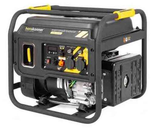 Изображение для  Бензогенератор инверторный Hanskonner 3.5кВт 