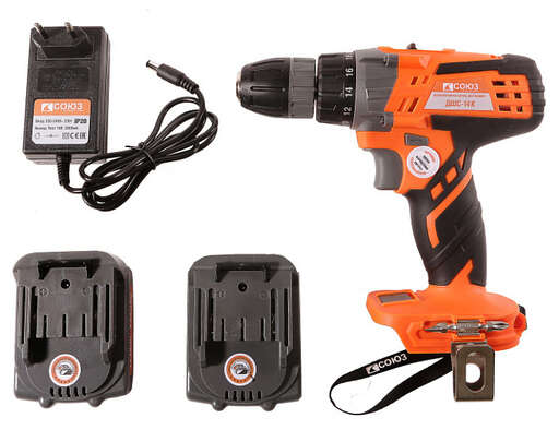 Изображение для Аккумуляторный шуруповерт СОЮЗ ДШС-14К