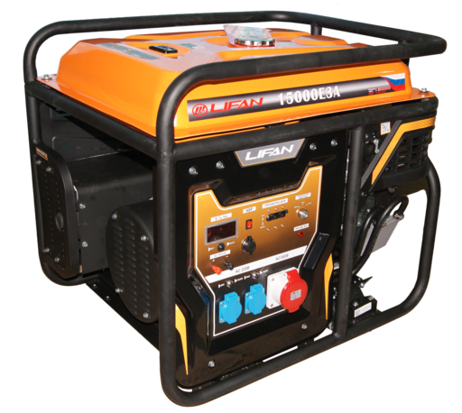 Изображение для Генератор бензиновый Lifan 15000E3A (15 кВт, электростартер, возможность автозапуска)