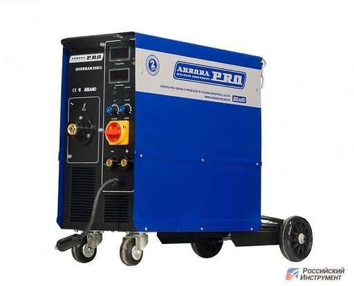 Изображение для Сварочный полуавтомат Aurora PRO OVERMAN 250/3 MOSFET (трехфазный, MMA/MIG-MAG)