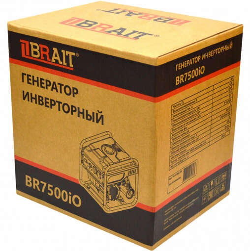 Изображение для Генератор бензиновый Brait инверторный BR7500iO (5.5 кВт)