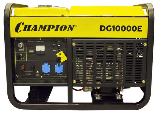 Изображение для Дизельный генератор CHAMPION DG10000E (11 кВт, однофазный)
