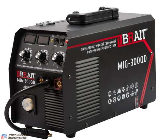 Изображение для Сварочный полуавтомат Brait MIG-300QD (MMA/MIG-MAG)