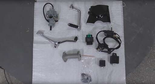 Изображение для Двигатель 4т. 110 см3 (1P52, 152FMH) Альфа, Задиак 4МККП 1 вниз+3 вверх Юп ВАНЧАНГ (марк 49)