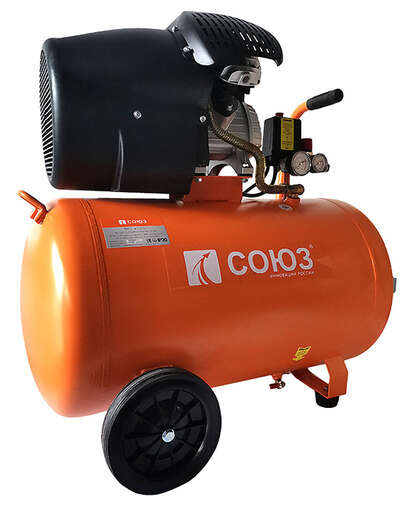 Изображение для Воздушный компрессор масляный СОЮЗ ВКС-93210С (2.4 кВт)