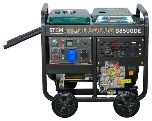 Изображение для Генератор дизельный STEM Techno S8500DE (8.5 кВт, электростартер, дисплей, подогрев, АВР)