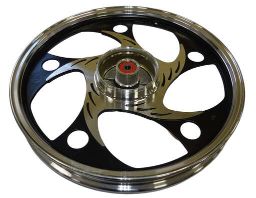 Изображение для Обод 17" задний литой, барабан. тормоз 1,6-17  Альфа, Дельта, Zodiak  "КОГОТЬ ТИГРА" (610-2) Тип 2