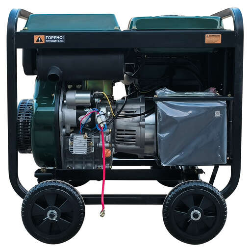 Изображение для Генератор дизельный STEM Techno S6500DE (6.5 кВт, электростартер, дисплей, подогрев)