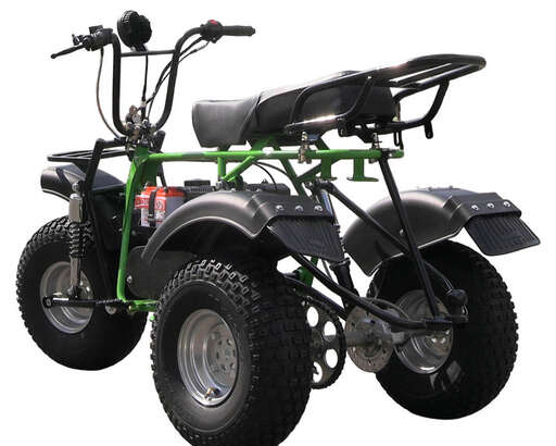 Изображение для Трицикл ТРИТОН 2, САФАРИ 3LЕ-9 лс KP230PRO (длинное седло, сзади 2 амортизатора Урал)