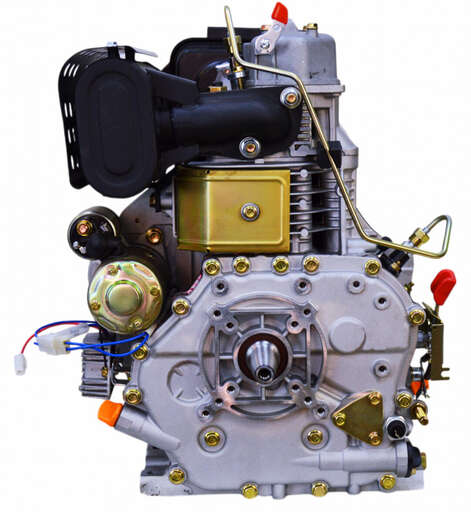 Изображение для Двигатель дизельный Brait BR500DEC (12 лс, электростартер, вал под конус для генератора)