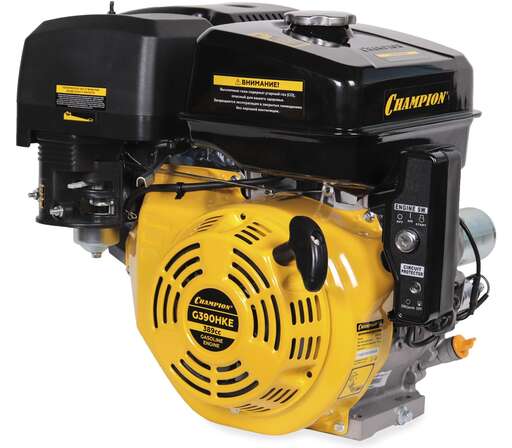 Изображение для Двигатель с горизонтальным валом CHAMPION G390HKE (13 лс, электростартер)