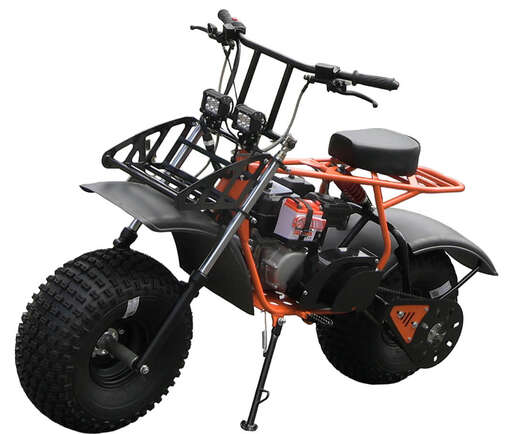 Изображение для Мотоцикл СКАУТ-7 БОЦМАН 2 (9 лс, KP230-R 7A PRO, колеса GIANT, ФАРА, электро и кик-стартер, передняя и задняя подвеска)