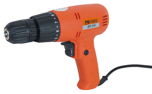 Изображение для Сетевой шуруповерт СОЮЗ ДУС-2140 (0.45 кВт)