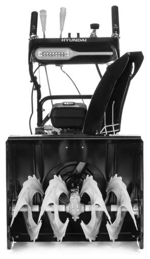 Изображение для Бензиновый снегоуборщик Hyundai S 6165-T (6.5 лс, электростартер, фара, гусеница)