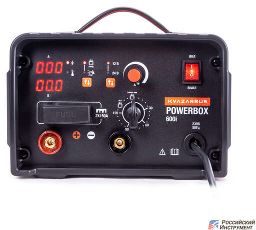 Изображение для Пуско-зарядное устройство Foxweld KVAZARRUS PowerBox 600I (таймер, цветная коробка)