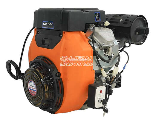 Изображение для Двигатель Lifan 2V80F-A EFI (LF2V80F-P) (31 лс, электростартер, катушка 20А, инжектор, электронная заслонка, 25 мм