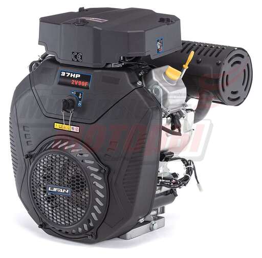 Изображение для Двигатель Lifan 2V90F ЕCC 20А (37 лс, электронная заслонка, электростартер, катушка 20А, вал 25 мм)
