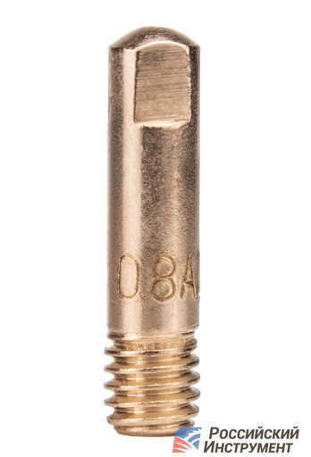 Изображение для Сварочный наконечник Start E-Cu-AL M6 Ø0.8 прямой (алюминиевая проволока, упаковка 20 шт)